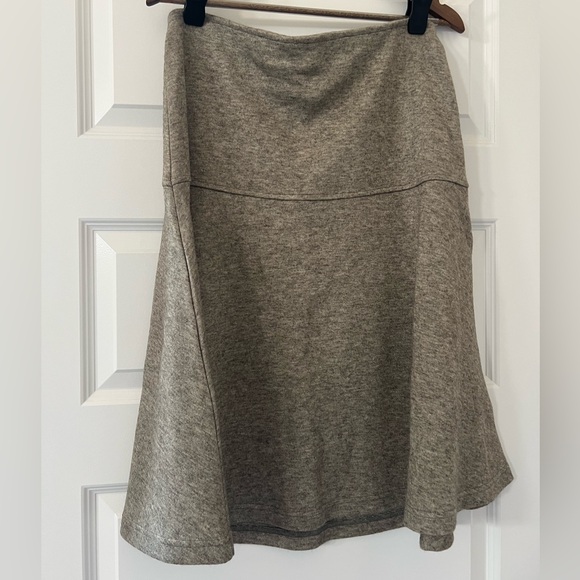 JENNA ROSE | NWOT Gray Knee-Length A-Line Skirt PL🌹 - Picture 1 of 9